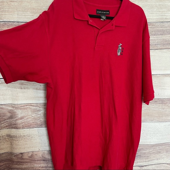 USA Golf Polo Red Embroidered Short Sleeve - Picture 6 of 16